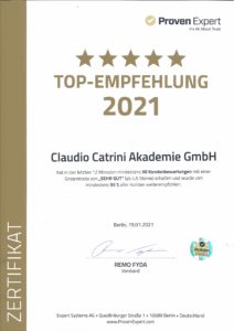 Claudio Catrini - Experte für Verkauf & Marketing - Proven Expert Top Empfehlung 2021